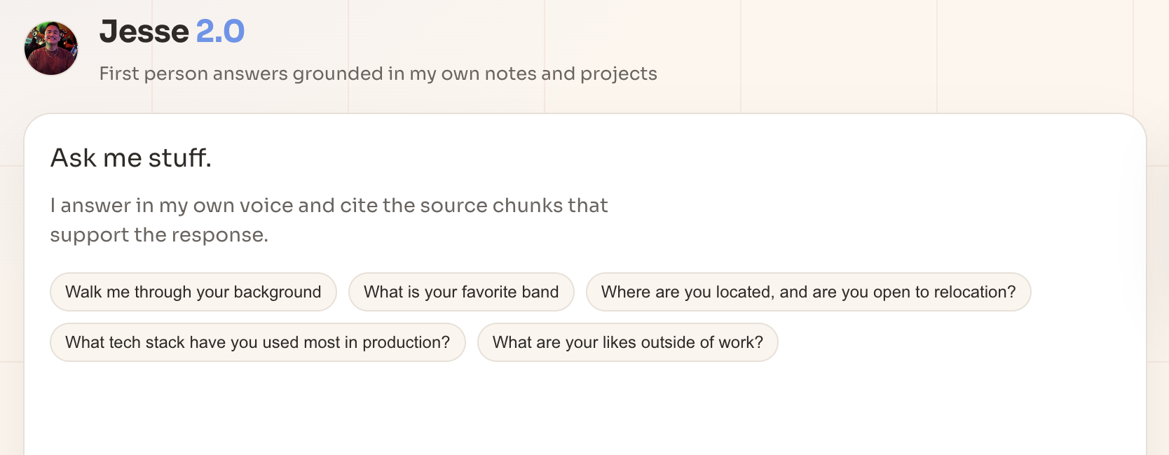 Building a Grounded Portfolio Chatbot Changed How I Think About AI Systems